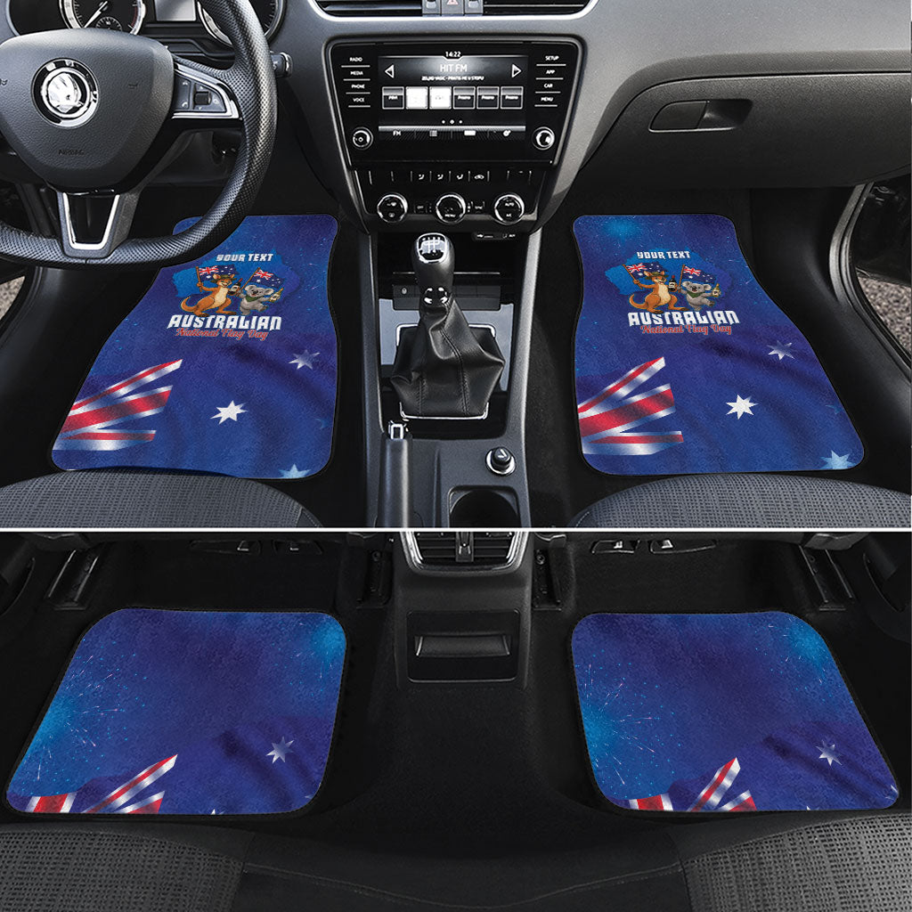 Australian National Flag Day Personalised Car Mats Funny Kangaroo Koala Aussie Proud