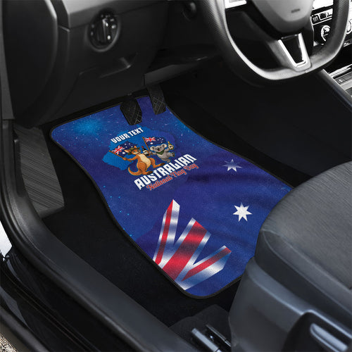 Australian National Flag Day Personalised Car Mats Funny Kangaroo Koala Aussie Proud