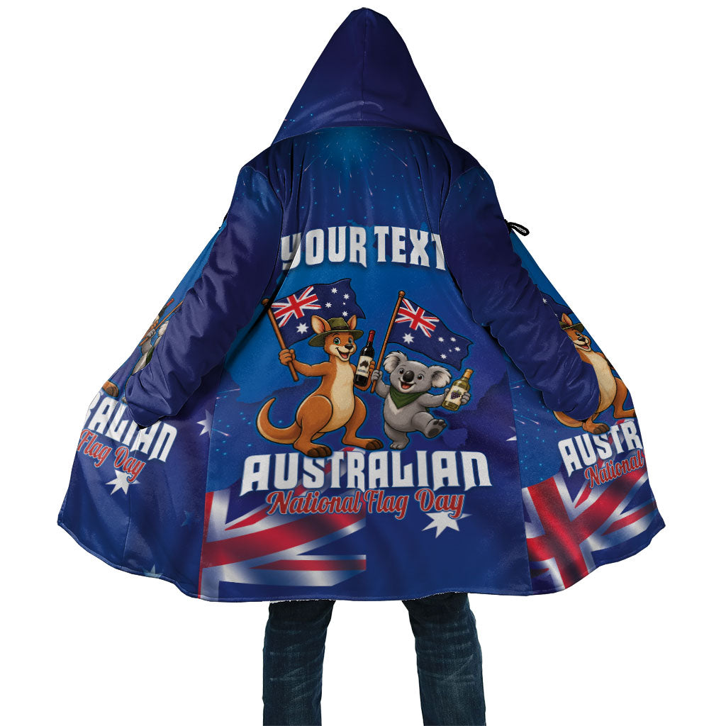 Australian National Flag Day Personalised Cloak Funny Kangaroo Koala Aussie Proud