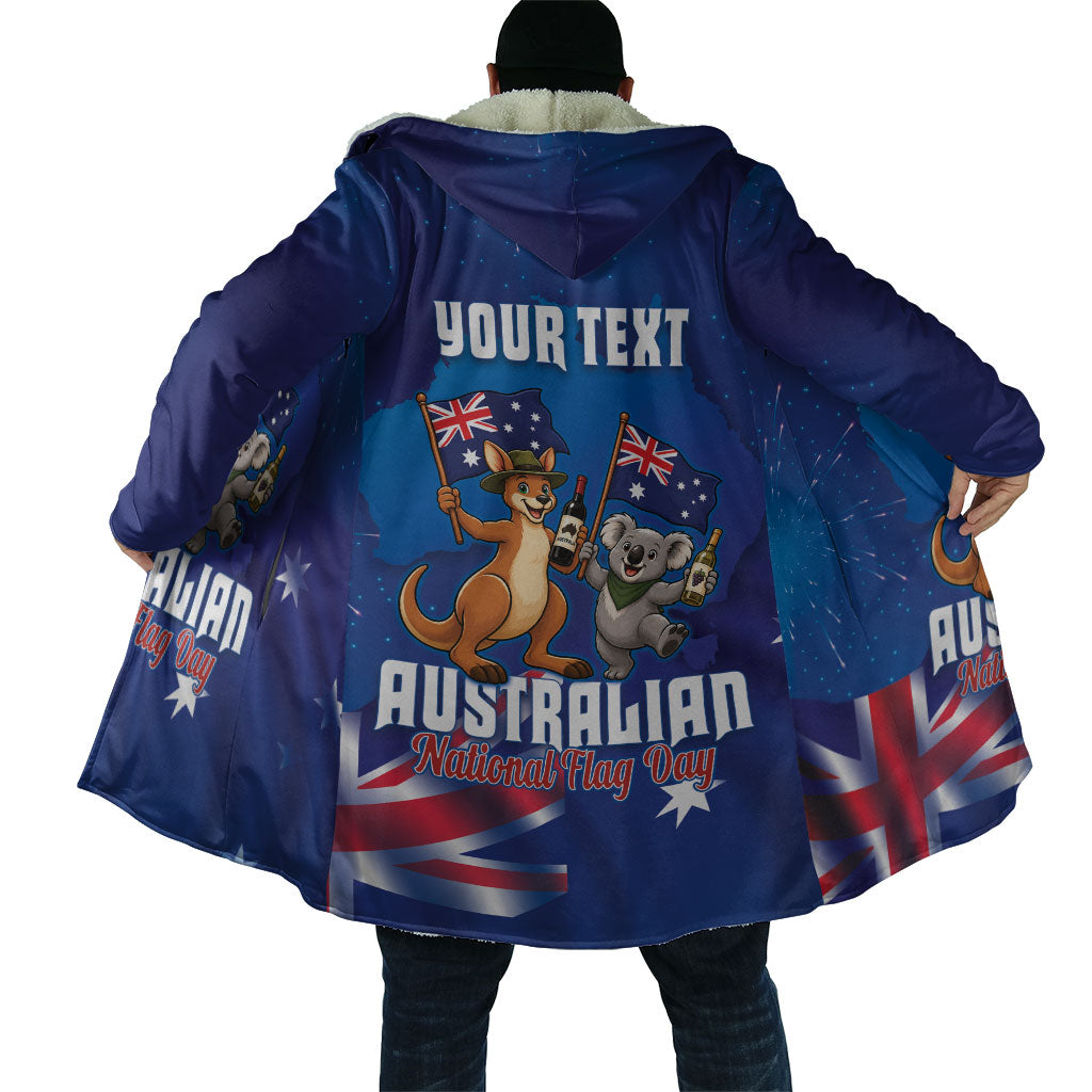 Australian National Flag Day Personalised Cloak Funny Kangaroo Koala Aussie Proud