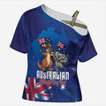 Australian National Flag Day Personalised Cross Shoulder Shirt Funny Kangaroo Koala Aussie Proud