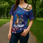 Australian National Flag Day Personalised Cross Shoulder Shirt Funny Kangaroo Koala Aussie Proud