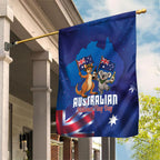 Australian National Flag Day Garden Flag Funny Kangaroo Koala Aussie Proud