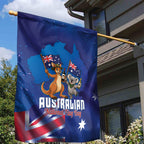 Australian National Flag Day Garden Flag Funny Kangaroo Koala Aussie Proud