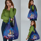 Australian National Flag Day Grocery Bag Funny Kangaroo Koala Aussie Proud