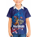 Australian National Flag Day Personalised Kid Hawaiian Shirt Funny Kangaroo Koala Aussie Proud