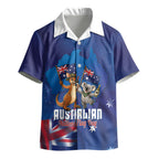 Australian National Flag Day Personalised Kid Hawaiian Shirt Funny Kangaroo Koala Aussie Proud