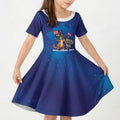 Australian National Flag Day Personalised Kid Short Sleeve Dress Funny Kangaroo Koala Aussie Proud