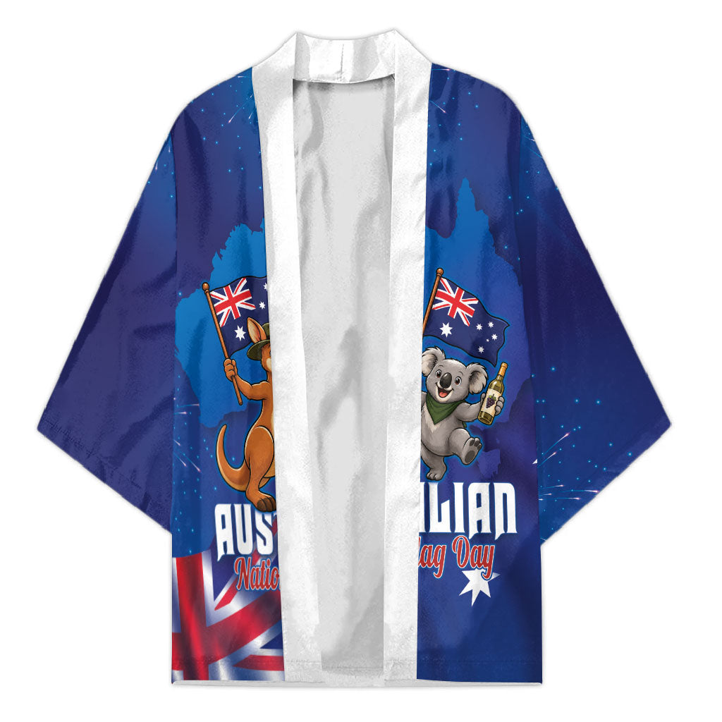 Australian National Flag Day Personalised Kimono Funny Kangaroo Koala Aussie Proud