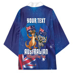 Australian National Flag Day Personalised Kimono Funny Kangaroo Koala Aussie Proud