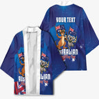 Australian National Flag Day Personalised Kimono Funny Kangaroo Koala Aussie Proud