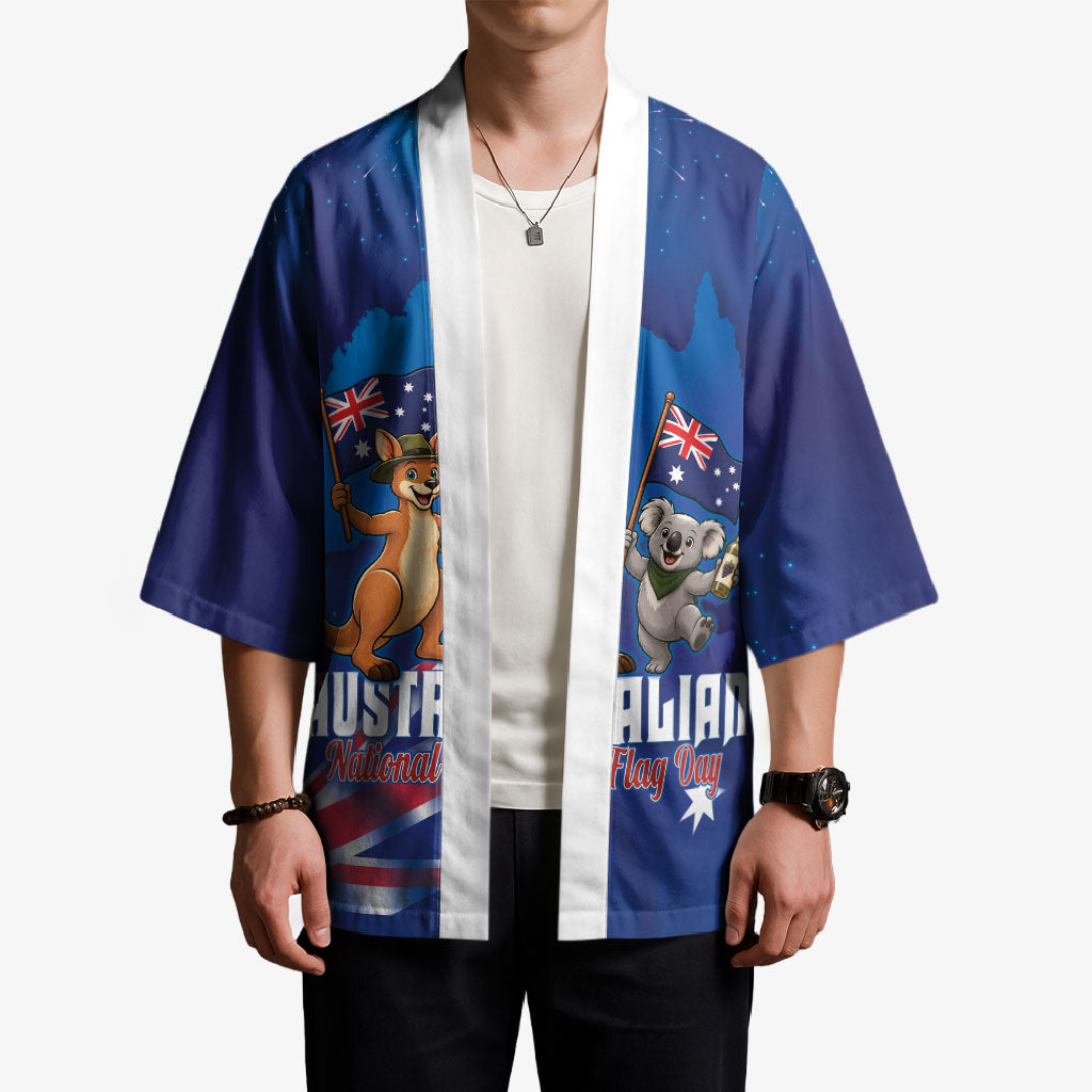 Australian National Flag Day Personalised Kimono Funny Kangaroo Koala Aussie Proud