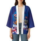Australian National Flag Day Personalised Kimono Funny Kangaroo Koala Aussie Proud