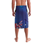 Australian National Flag Day Personalised Lavalava Funny Kangaroo Koala Aussie Proud