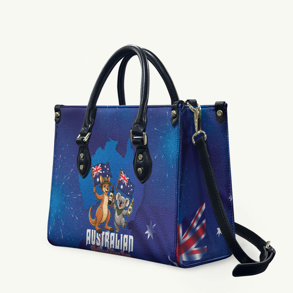 Australian National Flag Day Leather Bag Funny Kangaroo Koala Aussie Proud