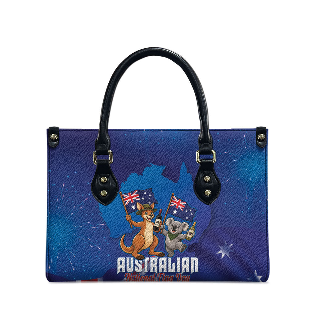 Australian National Flag Day Leather Bag Funny Kangaroo Koala Aussie Proud