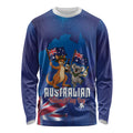 Australian National Flag Day Personalised Long Sleeve Shirt Funny Kangaroo Koala Aussie Proud