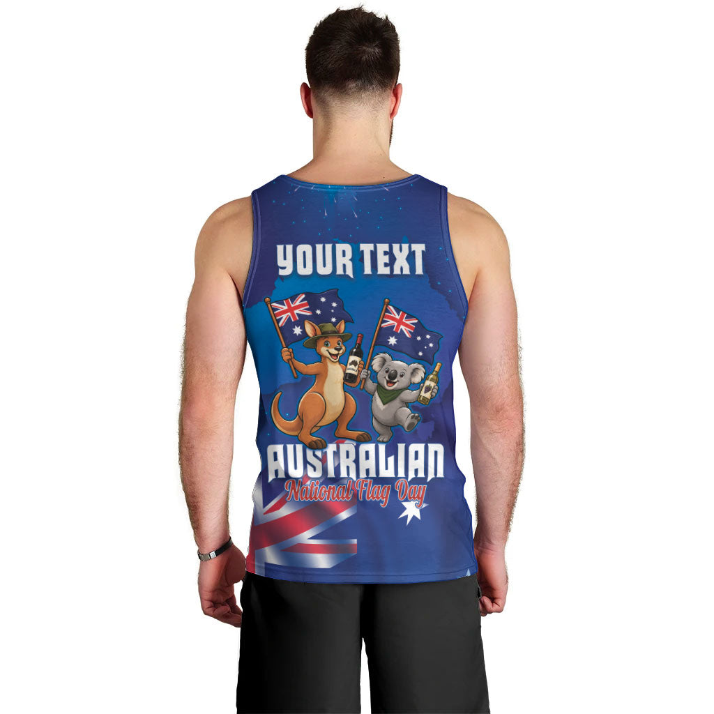 Australian National Flag Day Personalised Men Tank Top Funny Kangaroo Koala Aussie Proud