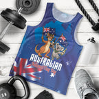 Australian National Flag Day Personalised Men Tank Top Funny Kangaroo Koala Aussie Proud
