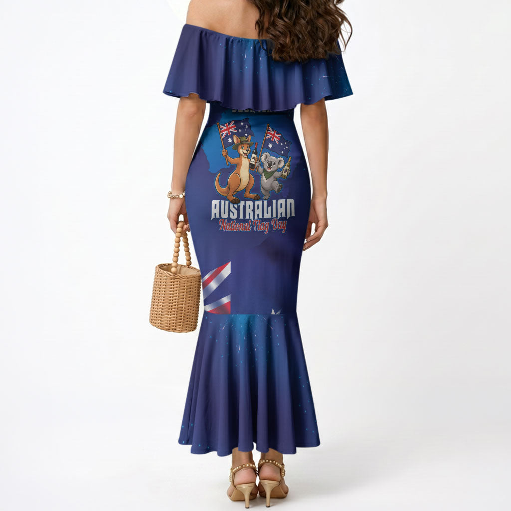 Australian National Flag Day Personalised Mermaid Dress Funny Kangaroo Koala Aussie Proud