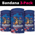 Australian National Flag Day Neck Gaiter Funny Kangaroo Koala Aussie Proud