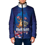 Australian National Flag Day Personalised Padded Jacket Funny Kangaroo Koala Aussie Proud