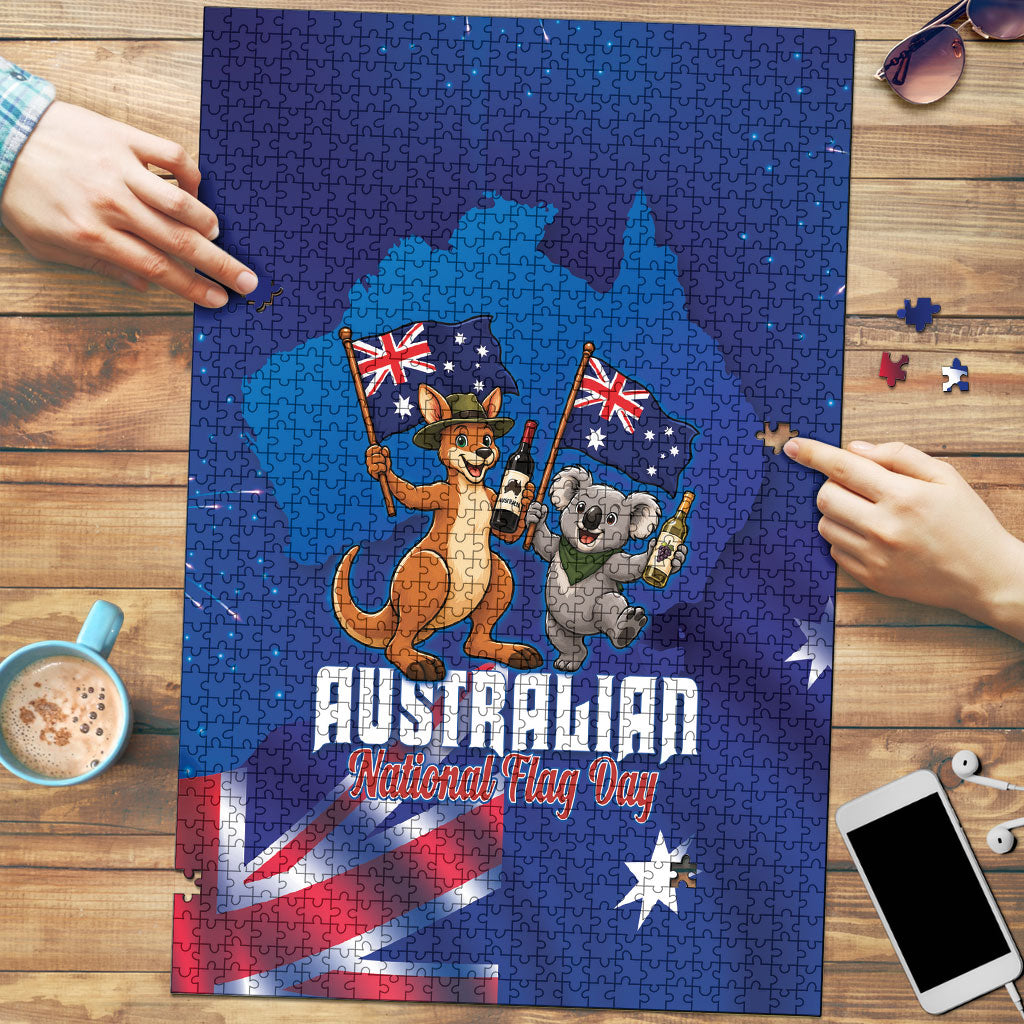 Australian National Flag Day Puzzle Funny Kangaroo Koala Aussie Proud