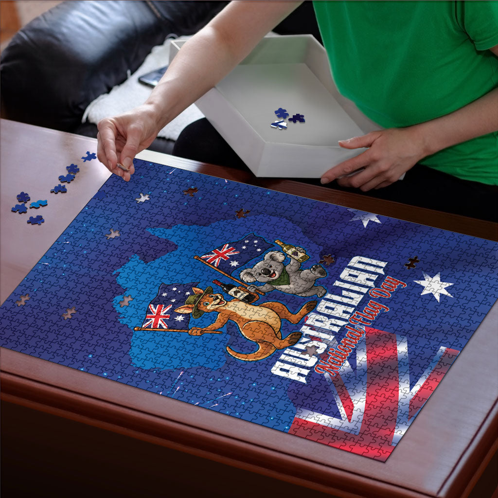 Australian National Flag Day Puzzle Funny Kangaroo Koala Aussie Proud