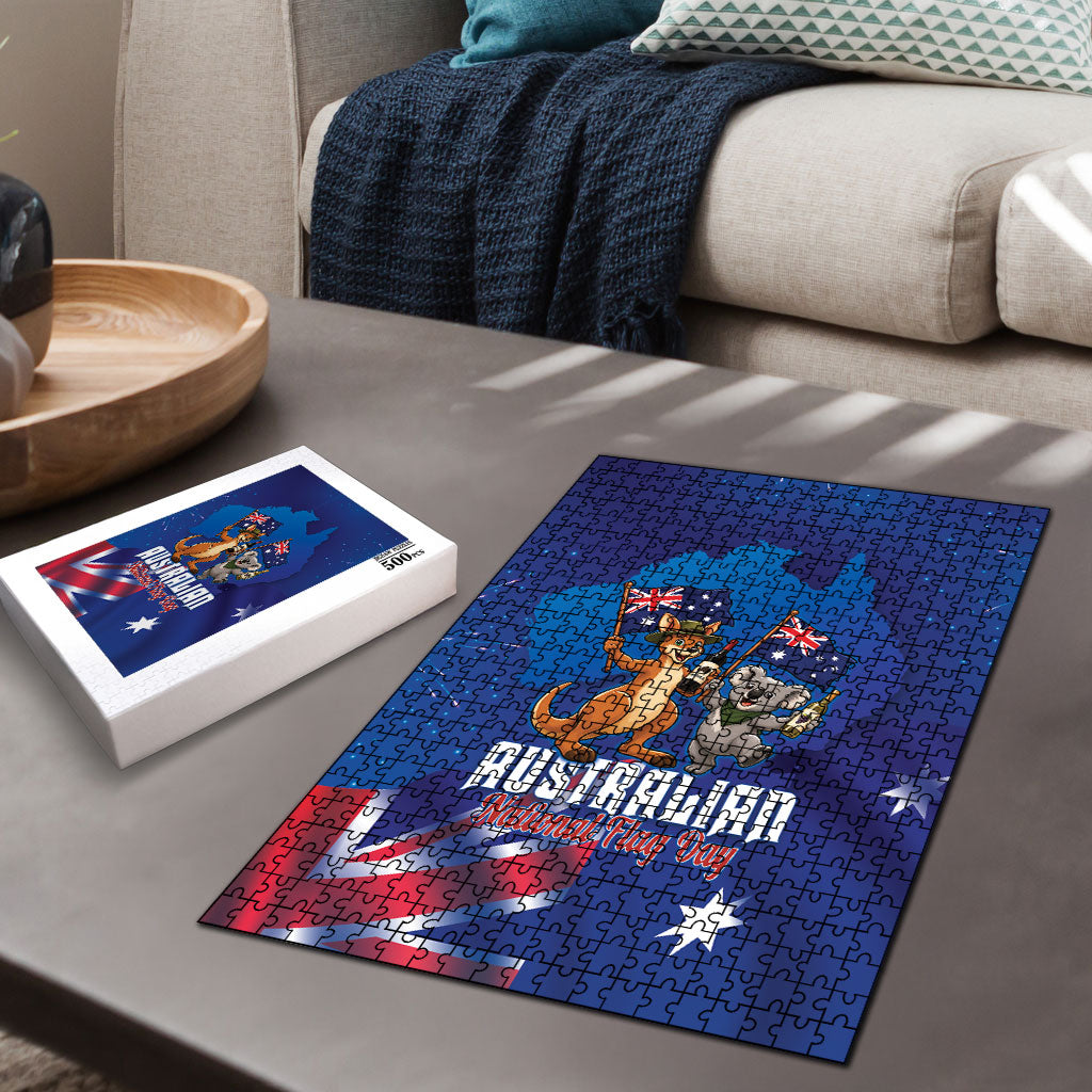 Australian National Flag Day Puzzle Funny Kangaroo Koala Aussie Proud