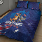 Australian National Flag Day Quilt Bed Set Funny Kangaroo Koala Aussie Proud