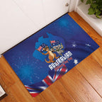 Australian National Flag Day Rubber Doormat Funny Kangaroo Koala Aussie Proud