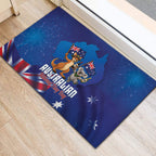 Australian National Flag Day Rubber Doormat Funny Kangaroo Koala Aussie Proud