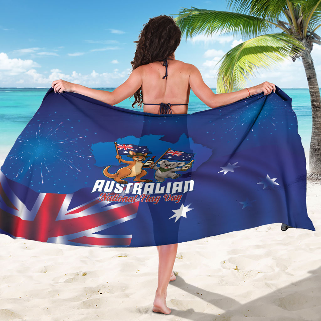 Australian National Flag Day Sarong Funny Kangaroo Koala Aussie Proud