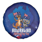 Australian National Flag Day Spare Tire Cover Funny Kangaroo Koala Aussie Proud