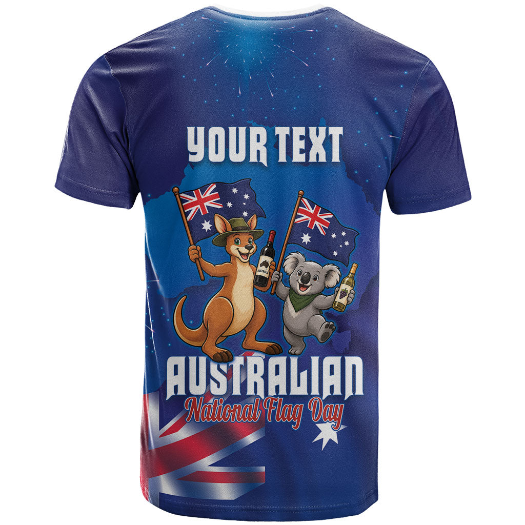 Australian National Flag Day Personalised T Shirt Funny Kangaroo Koala Aussie Proud