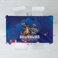 Australian National Flag Day Tablecloth Funny Kangaroo Koala Aussie Proud