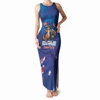 Australian National Flag Day Personalised Tank Maxi Dress Funny Kangaroo Koala Aussie Proud