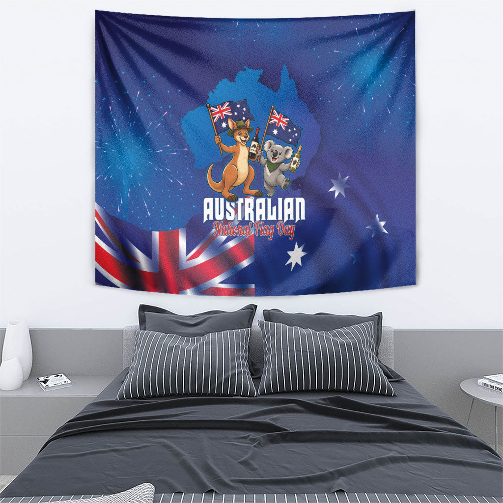 Australian National Flag Day Tapestry Funny Kangaroo Koala Aussie Proud