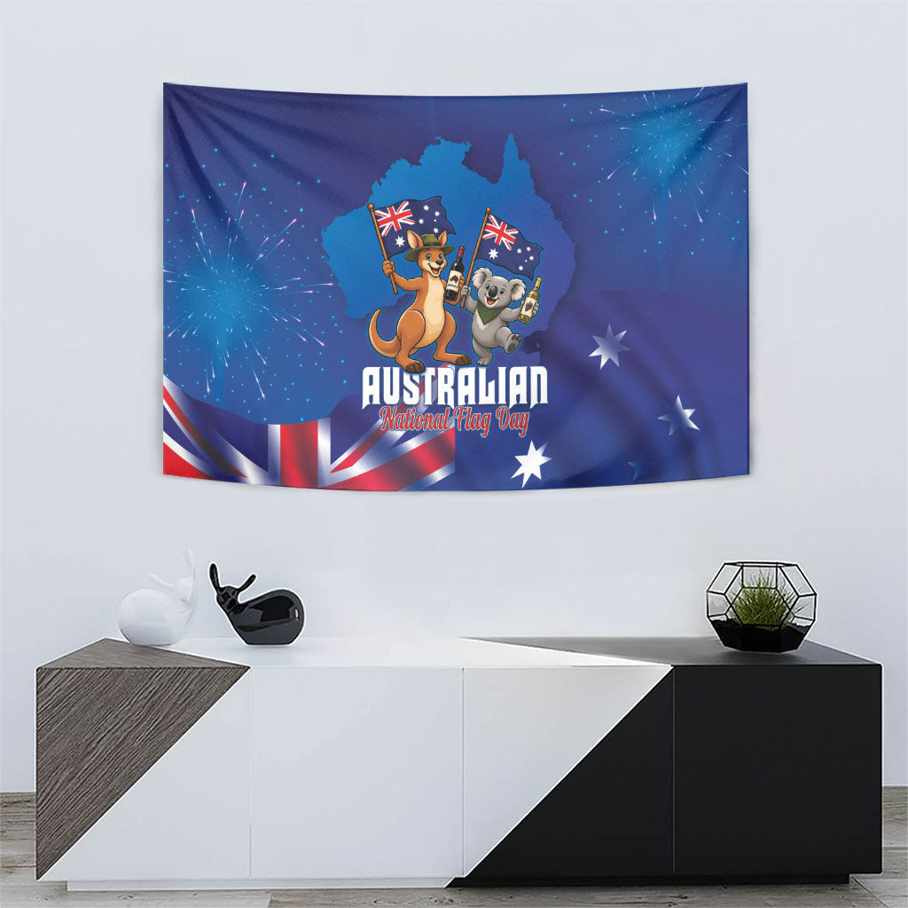 Australian National Flag Day Tapestry Funny Kangaroo Koala Aussie Proud