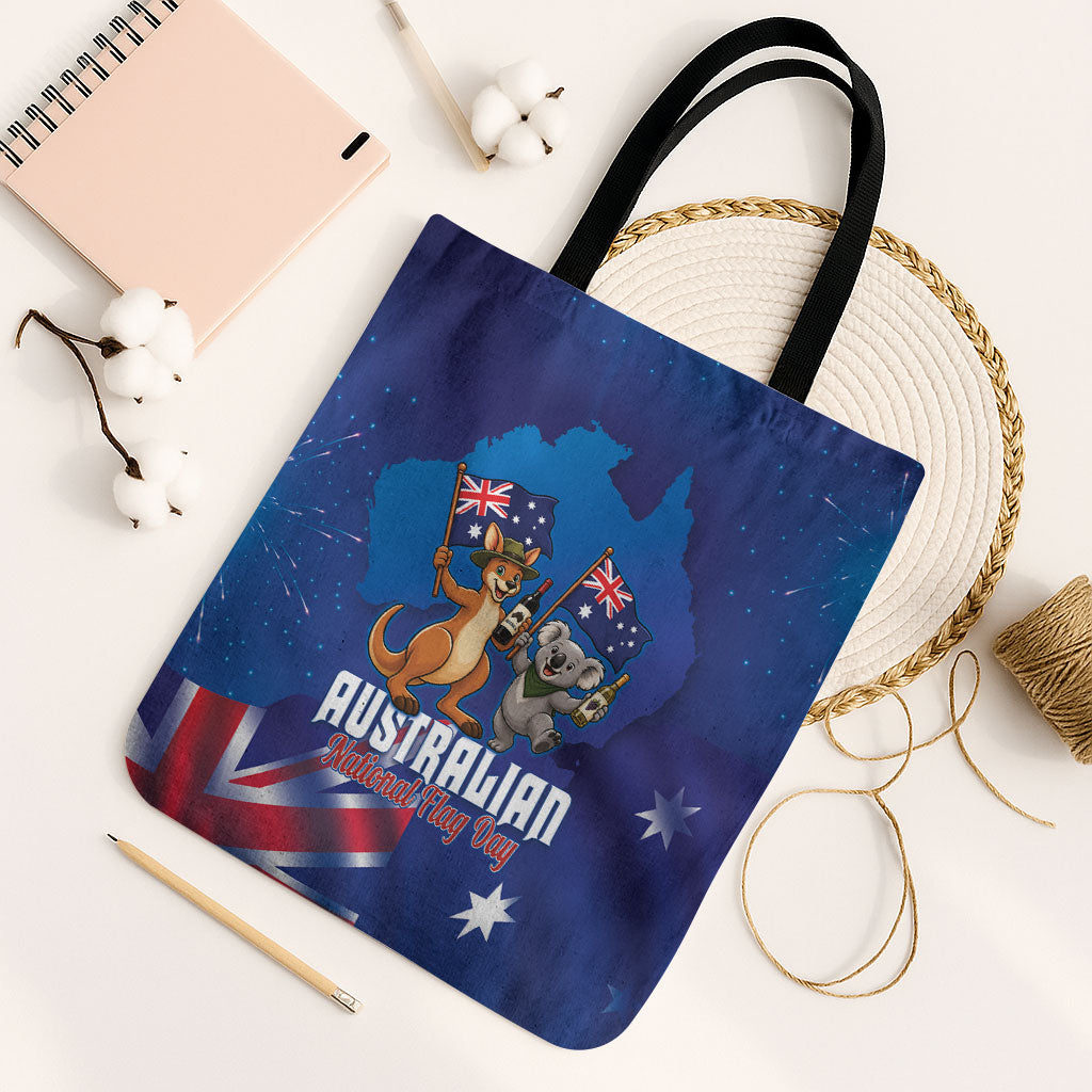 Australian National Flag Day Tote Bag Funny Kangaroo Koala Aussie Proud