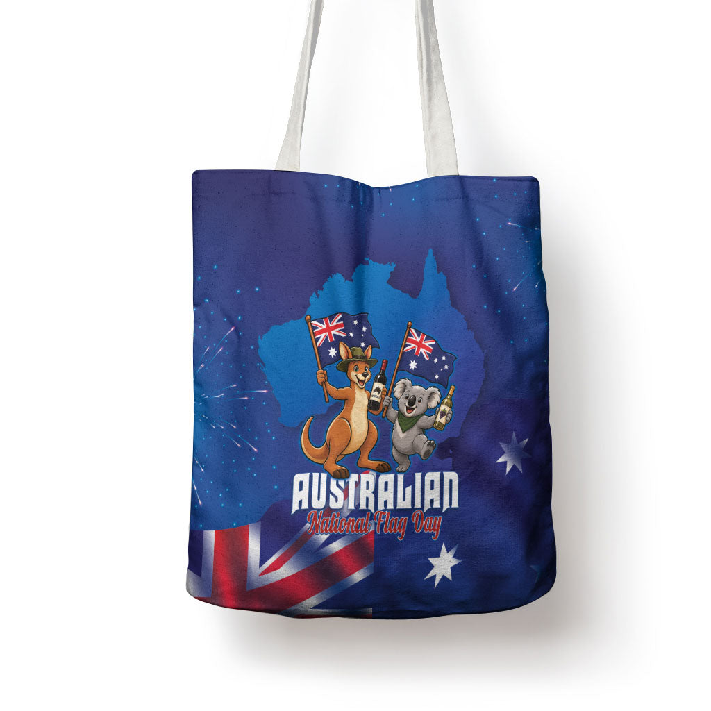 Australian National Flag Day Tote Bag Funny Kangaroo Koala Aussie Proud