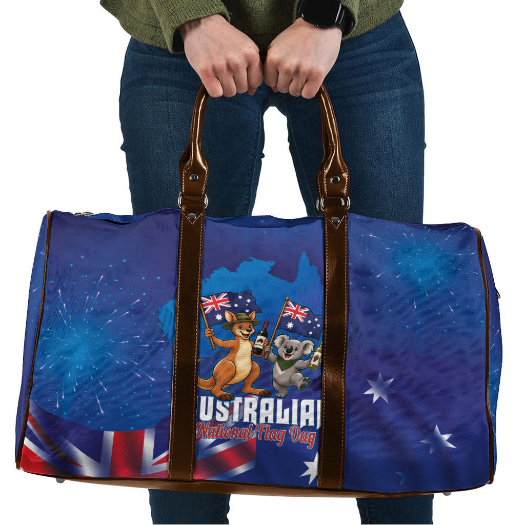 Australian National Flag Day Travel Bag Funny Kangaroo Koala Aussie Proud