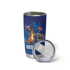 Australian National Flag Day Personalised Tumbler Cup Funny Kangaroo Koala Aussie Proud