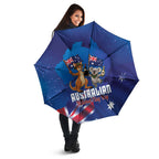 Australian National Flag Day Umbrella Funny Kangaroo Koala Aussie Proud
