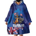 Australian National Flag Day Personalised Wearable Blanket Hoodie Funny Kangaroo Koala Aussie Proud