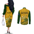 australia-rugby-couples-matching-off-the-shoulder-long-sleeve-dress-and-long-sleeve-button-shirts-wallabies-2023-kangaroo-indigenous-art