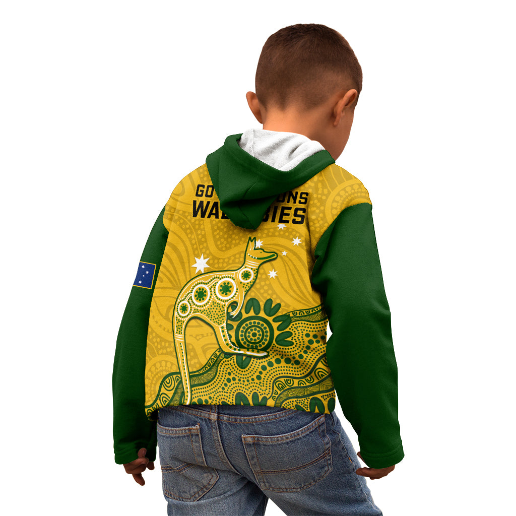 australia-rugby-kid-hoodie-wallabies-2023-kangaroo-indigenous-art