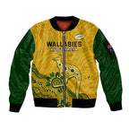 australia-rugby-sleeve-zip-bomber-jacket-wallabies-2023-kangaroo-indigenous-art