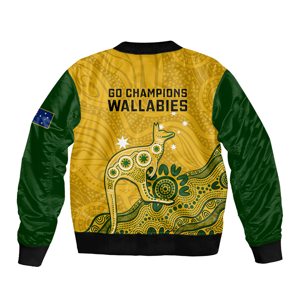 australia-rugby-sleeve-zip-bomber-jacket-wallabies-2023-kangaroo-indigenous-art