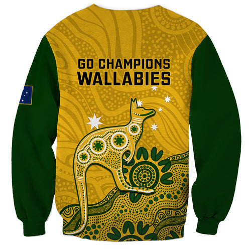 australia-rugby-sweatshirt-wallabies-2023-kangaroo-indigenous-art